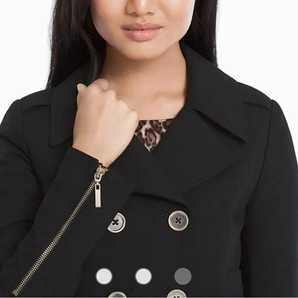 White House Black Market Double Breasted Cropped Blazer, women’s sz small Petite - Picture 3 of 14